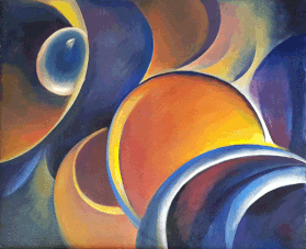 Oil over acrylic on canvas