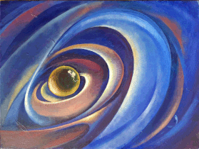 Oil over acrylic on canvas