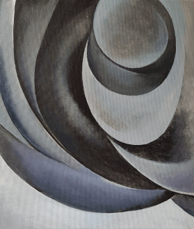 Oil over acrylic on canvas